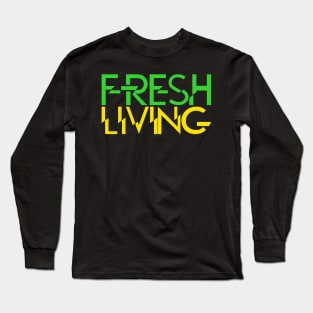 Fresh living-green/yellow Long Sleeve T-Shirt